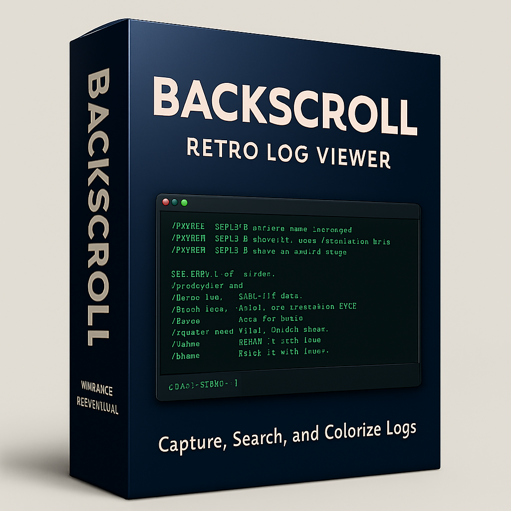 BACKSCROLL Retro Log Viewer