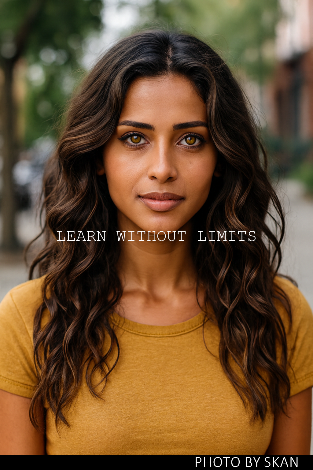Hero image of a beautiful Syrian woman